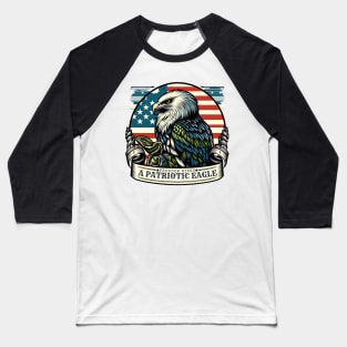 Freedom Wings: A Patriotic Eagle Design for the 4th of July Baseball T-Shirt